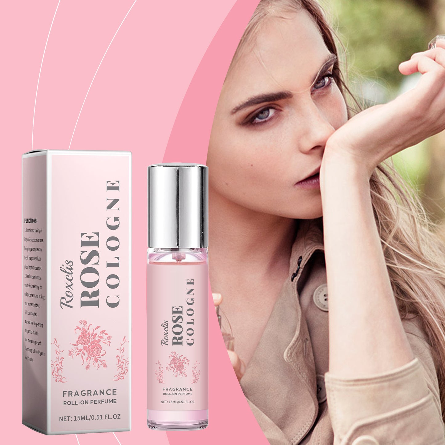 RoseRoll? Elegant Roll-On Perfume