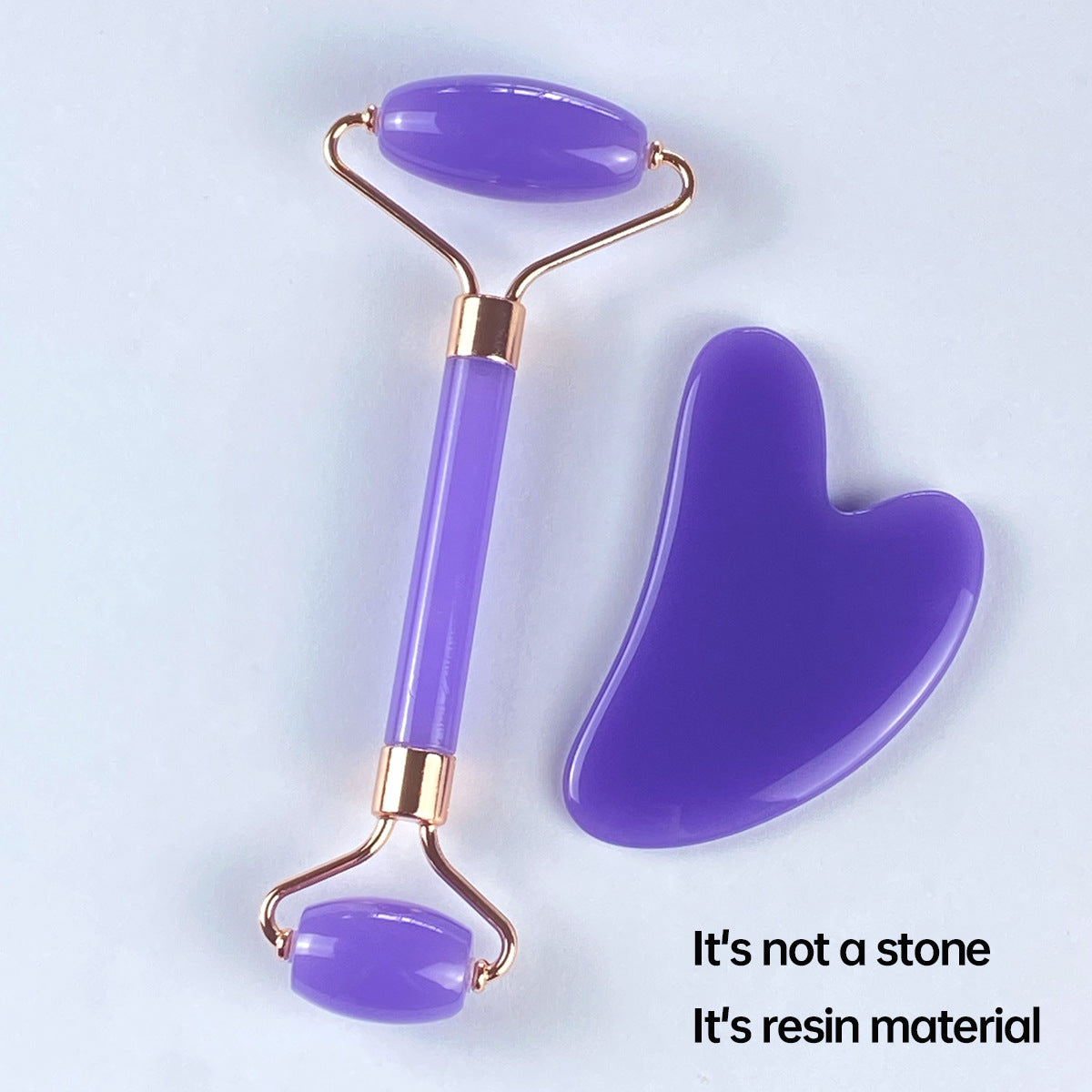 RoseGlow™ Quartz Facial Roller Set