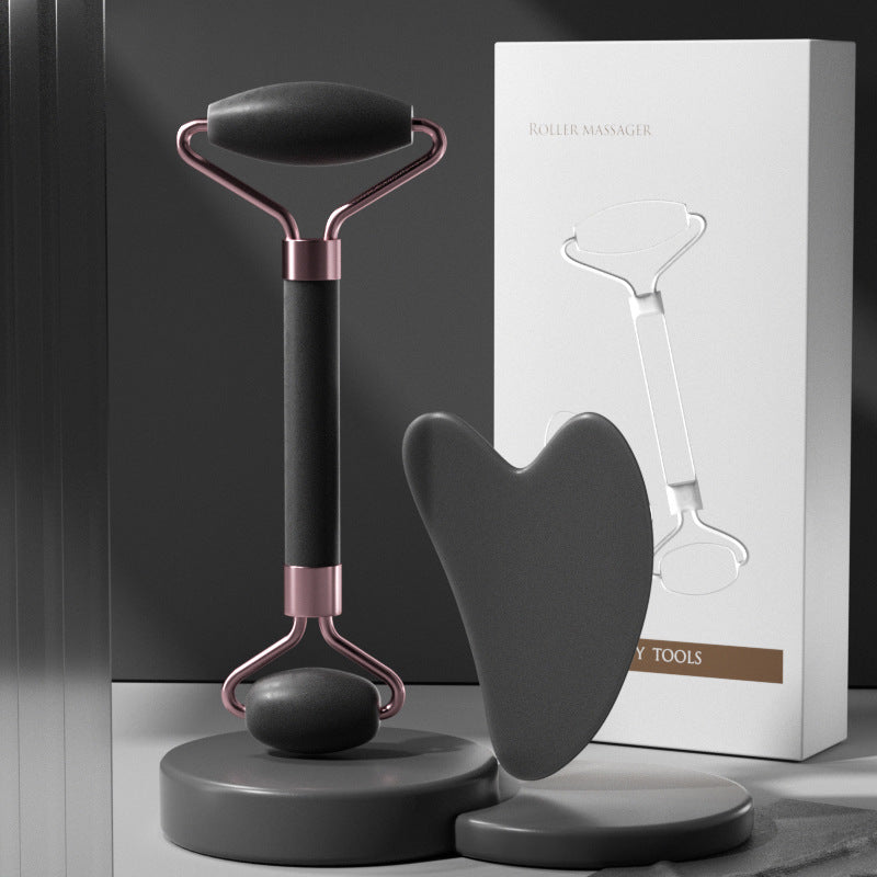 RoseGlow™ Quartz Facial Roller Set